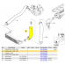 11617799394Intercooler cső BMW 3 E46 318d és 320d – 11617799394