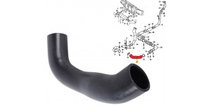 Ford Mondeo III MK3 Intercooler Cső - Bal Alsó | 2.0-2.2 TDCi Turbócső