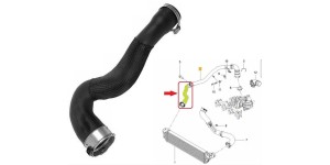 Opel Movano Renault Master Nissan NV400 2014- 2.3D Turbócsőjobb alsó