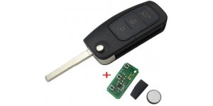FORD Kuga Focus C-Max Mondeo Bicskakulcs 433Mhz