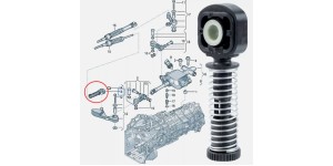 Sebességváltó bowden végére javítóelem Audi Seat Skoda VW modellekhez 1995.05-2022.05