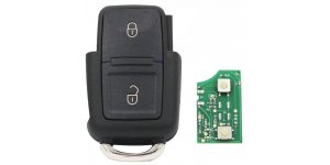 Vw Seat Skoda Bicskakulcs ház + elektronika 2 gombos 1J0959753AG