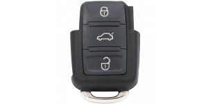 Vw Skoda Seat Bicskakulcs ház + elektronika 3 gombos 1J0959753AH