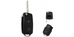 Seat Leon, Toledo, Skoda Octavia, Volkswagen Bora, Golf, Passat, Beetle Kulcsház 2 gombos HU66