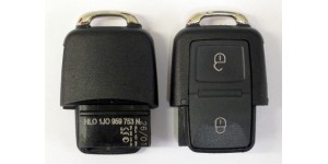 Vw Skoda Seat Bicskakulcs ház + elektronika 3 gombos
