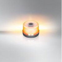 Figyelmeztető lámpa LED 360 fokos villogó elemes