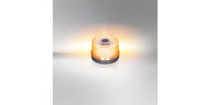 Figyelmeztető lámpa LED 360 fokos villogó elemes
