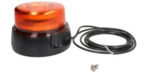 Figyelmeztető lámpa Forgó jelzőfény narancssárga, 12 / 24V, LED
