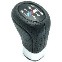 Bmw Váltógomb 6+R 1 3 5 6 7 X3 X5 Z3 Z4 Műanyag, valódi bőr, fekete