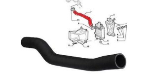 Alfa Romeo Intercooler Cső 147 156 159 1.9JTD szívó oldali