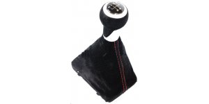 Audi A3 A4 A5 A6 Q5 Váltószoknya Váltógomb 5+R 8V0863278 Bársony, Króm
