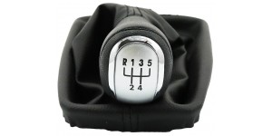 Váltószoknya + Váltógomb 5+R Audi A4 A5 Q5 8K0863278A Ezüst