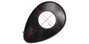 Univerzális Antenna talp tömítés csepp alakú 9.5x6.5cm