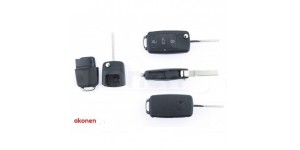 Volkswagen bicskakulcs ház, 3 gombos