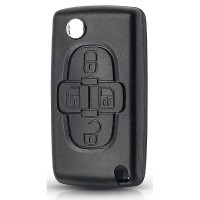 Bicskakulcs 4 gombos VA2 Citroen C2 C3 C4 C5 Peugeot 1007-hez