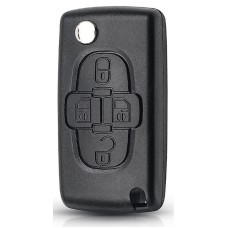 Bicskakulcs 4 gombos VA2 Citroen C2 C3 C4 C5 Peugeot 1007-hez