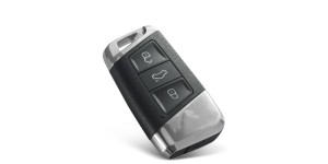 Bicskakulcs ház 3-gombos Volkswagen Passat Skoda Kodiaq SuperB 2014-