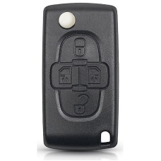 Bicskakulcs 4 gombos VA2 pengével Citroen C2 C3 C4 C5 Peugeot 1007 CE0523