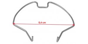 Turbócső rögzítő rugós O gyűrű Opel Renault Nissan 