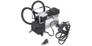 Autós mini kompresszor 7 bar, nyomásmérővel, fém házban MMT A003 006