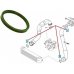 11617790547Turbócső Tömítés 11617790547 Bmw 1, BMW 3, BMW 5, BMW 6, BMW 7, BMW X3, BMW X5, BMW X6