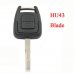 TD-OP006OPEL, Wauxhall, Astra G, Vectra B, Zafira A, Kulcsház 2 gombos  HU43 Penge